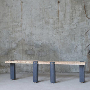 Limited edition reclaimed wood console table